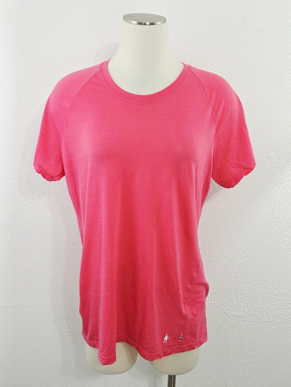 Smartwool Merino 150 Baselayer Short Sleeve Tee hot magenta pink women's XL flaw